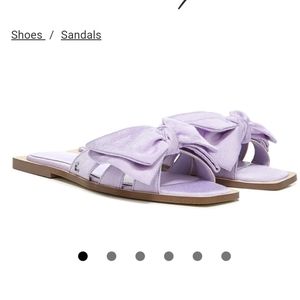 Idalis Lilac Slide Sandals